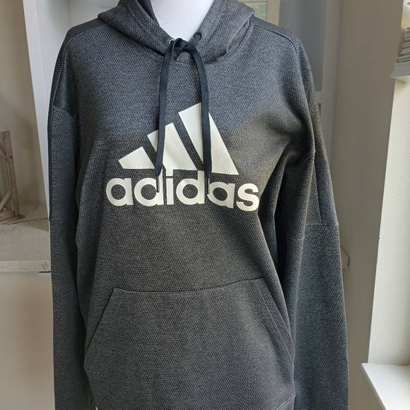 adidas Other - Adidas Climawarm Men's Team Issue Pullover  Hoodie Dark Grey Heather   Size L